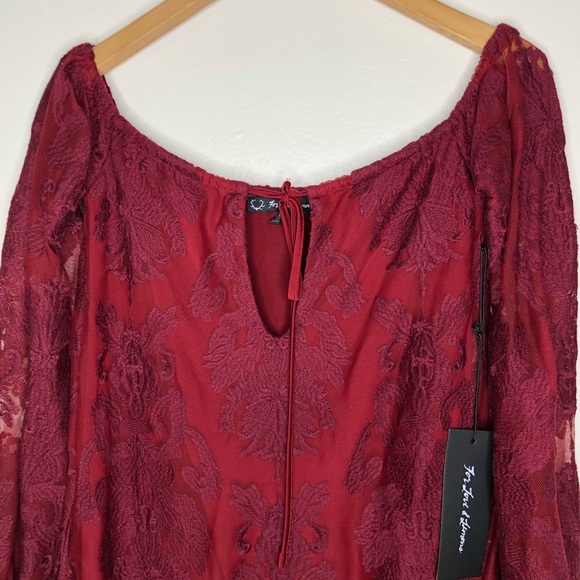 NWT For Love & Lemons Sangria Lace Mini Dress XS - Picture 5 of 7